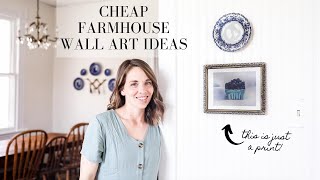 Cheap Farmhouse Wall Art Ideas | FARMHOUSE WALL DECOR