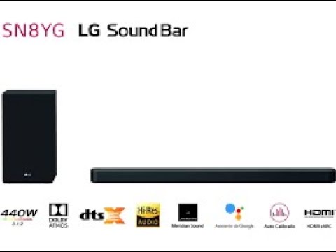 UNBOXING OF LG SN8YG SOUNDBAR-GH
