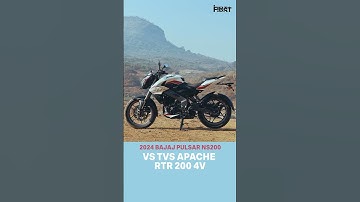 Bajaj Pulsar NS200 vs TVS Apache RTR 200 4V (de aartsrivaal!)