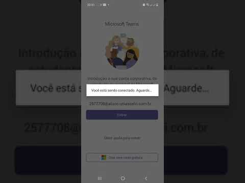 Como acessar a Sala Virtual do Teams da UNIASSELVI pelo Celular