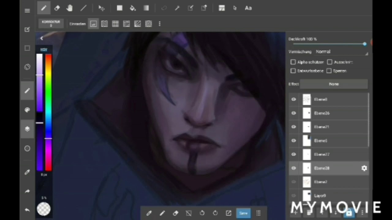 Aphelios the Weapon of the Faithful | League of Legends (speedpaint