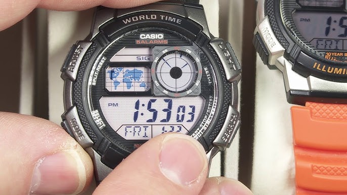 Reloj World Time Casio Vintage AE-1000W-1AVDF - Dando la Hora - Dando La  Hora