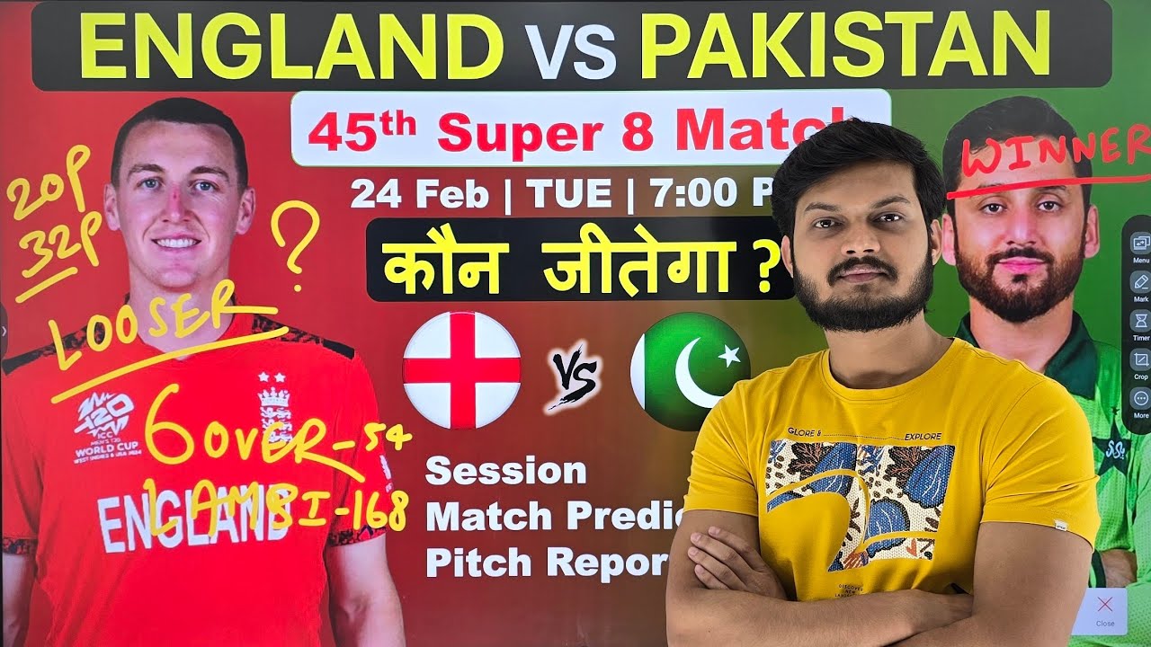 England vs pakistan t20 world cup 45th match prediction, eng vs pak today match prediction
