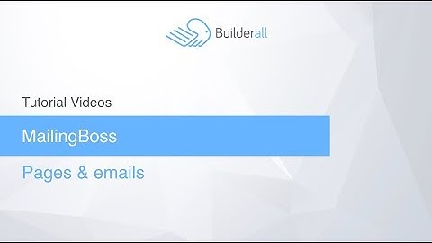 MailingBoss - Pages & emails
