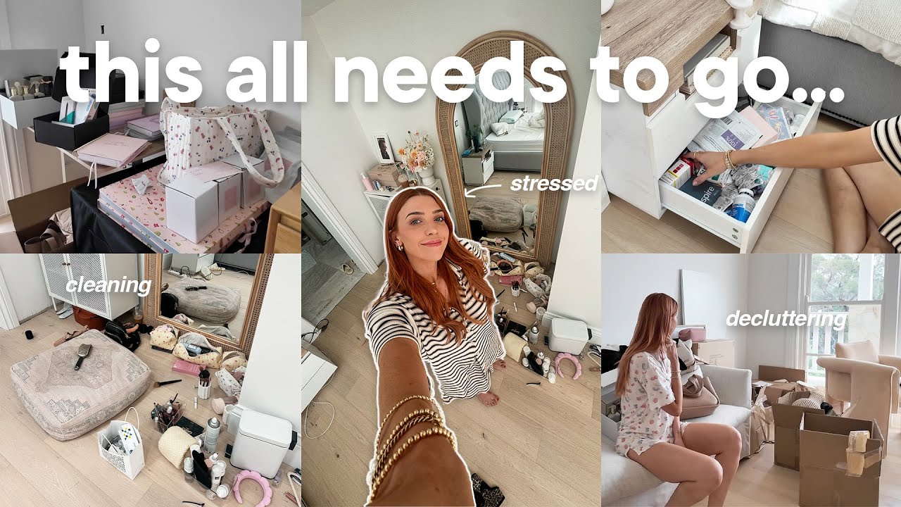 Declutter, deep clean & reset with me for 2025 🧺🤍 get unstuck with me ep. 2