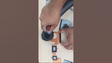 Simple way to Clean CPU And GPU Fan Heatsink #Shorts