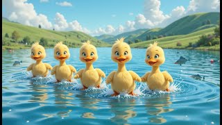 Ducks Go Quack and Fish Go Swish! | Fun Animal Sounds Nursery Rhyme for Kids