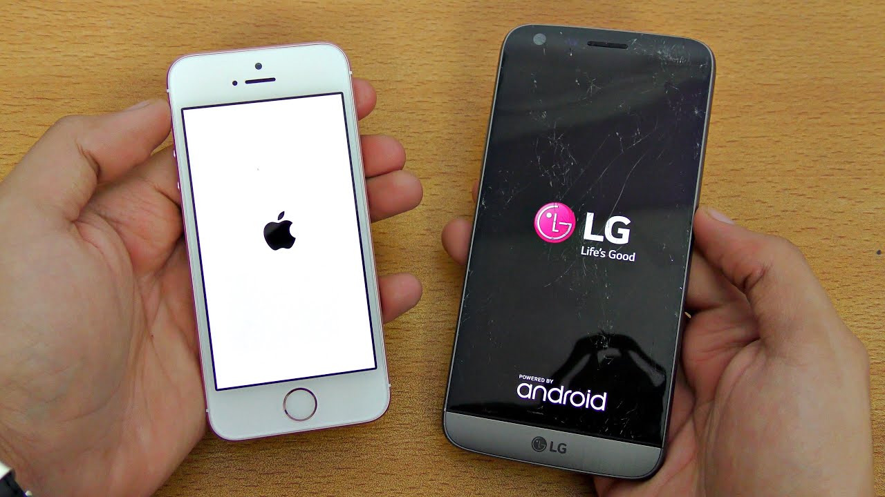 Iphone Se Vs Lg G5 Speed Test 4k Youtube