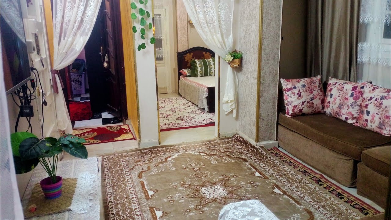 جوله في شقتي البسيطه الا 60 متر وزاي بقت قصر صغير 👌🏻 حولت شقتي القديمة للمودارن كله شغل ايدينا