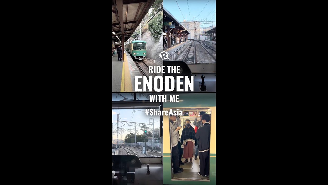 Ride Japan’s Enoden train with me, from Kugenuma to Enoshima