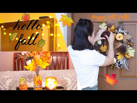 🍁ОСЕННИЙ ДЕКОР ДОМА 🌾🍂/ FALL DECOR / DIY ОСЕННИЙ ДЕКОР КОМНАТЫ / ОСЕНЬ