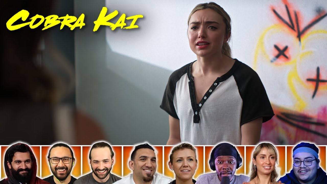 Reactors Reactions to TORY THANKS THE LARUSSO'S | Cobra Kai 6x14 'Strike Last'