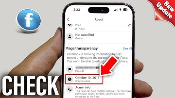 How To Check Facebook Page Creation Date 2025 (New Update)