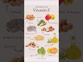 Best Sources of Vitamin E for Healthy Skin & Body | Daily Nutrition Guide |#shorts #healthylifestyle