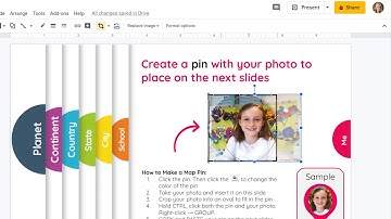How To Create Your Pin Video (Me on a Map Google Slides Activity)