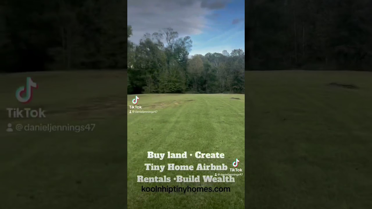 How to buy land and build wealth with tiny homes Airbnb rentals.