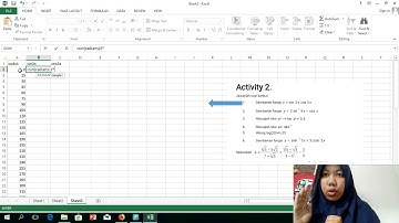 CARA MEMBUAT PERSAMAAN DAN GRAFIK MENGGUNAKAN MICROSOFT EXCEL // SOFIAWANDARIZKI