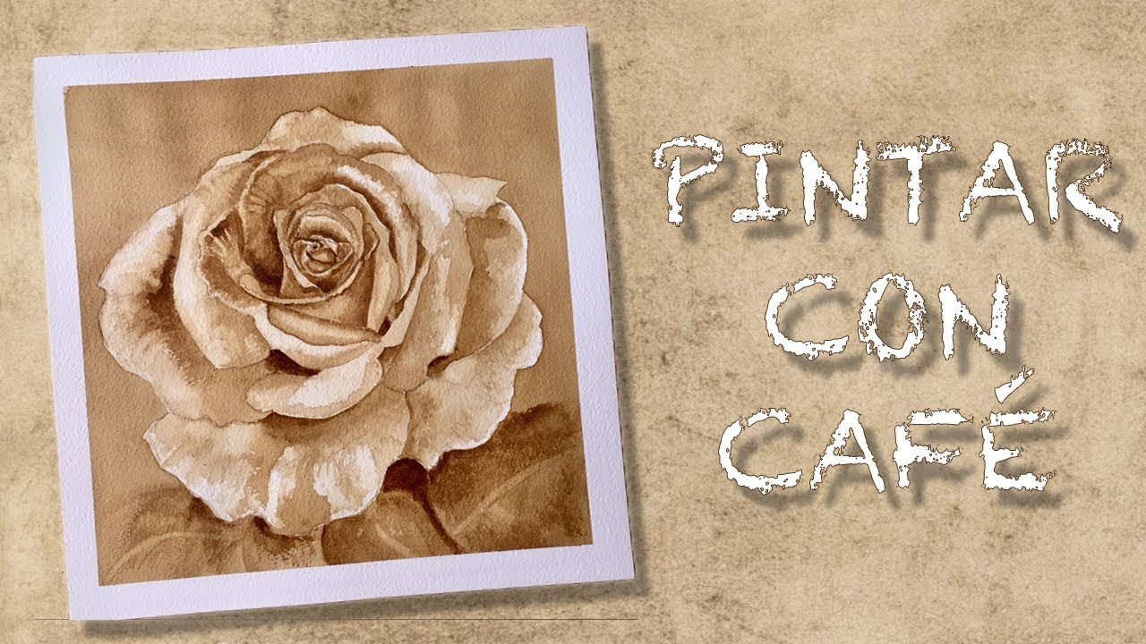 ¡APRENDE a PINTAR con CAFÉ! Escuela Luna Rosa YouTube