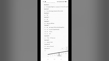 ICSE PHYSICS SEMESTER 1 ANSWER KEY 2021-2022 || 09-12-2021