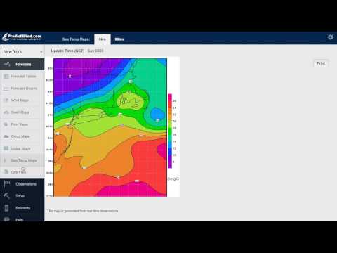 How to use Sea Temp Maps
