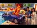 Luxury car set fire 🔥💥#gta5#fireworks#gaming#indiantheftauto 