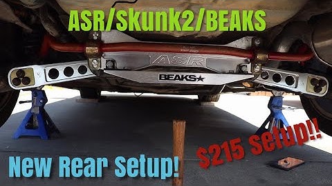 RSX Gets New Rear Suspension Setup | DC5 ASR Beaks Skunk2