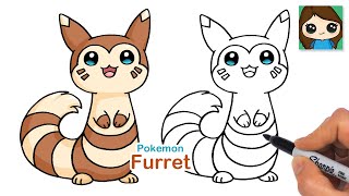 How to Draw Furret | Pokemon