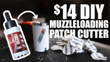 How to make a muzzleloading patch cutter from a Hardware store Hole Saw | DIY precut patches