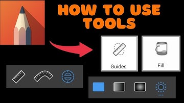 How to use sketchbook app | Autodesk sketchbook tutorial #guides #gradient #tools #sketchbook #color