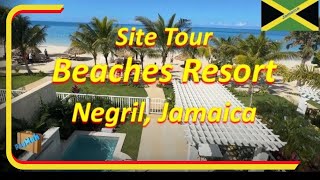 The Beaches Resort in Negril, Full Site Tour, Negril Jamaica.  #allinclusive #sandals #familyresort