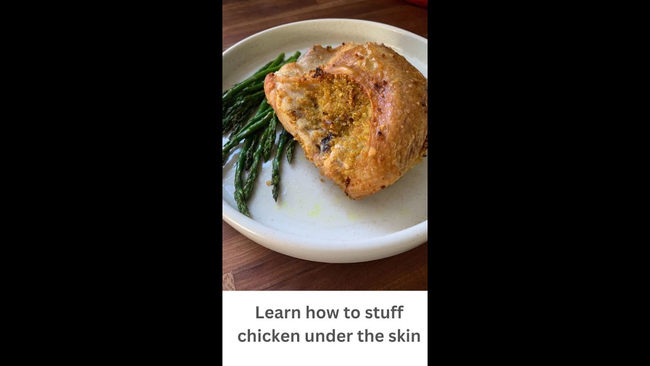 Chicken Breast Stuffed with Curried Quinoa - YouTube