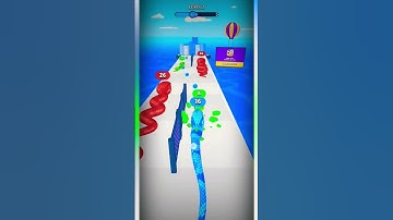 Snake run race game in short video