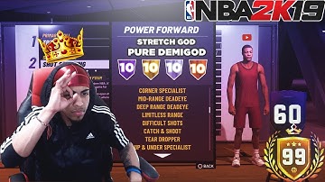 BEST BUILD CREATION IN NBA2K19!FIRST TIME BEING A STRETCH! Stretch Big Demigod build NBA 2K19!