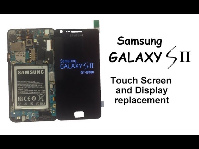 Schermo + colla per Samsung Galaxy S2 I9100 - bianco