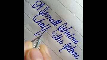 Lines Of Cursive Handwriting pls Subscribe #youtube #video #shorts