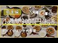 1週間食費3000円生活【総集編】メインはひき肉料理/夫婦二人暮らし/節約生活【給料手取り14万円夫婦】