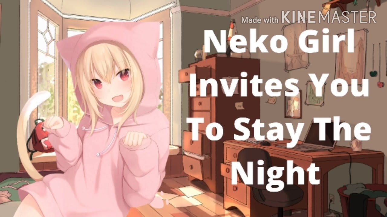 Neko Girl Invites You To Stay The Night ASMR