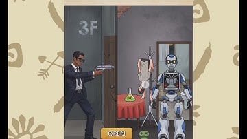 Nightmare Puzzles level 5 help the alien avoid being detected Walkthrough Solution