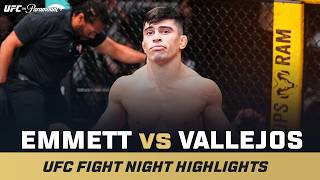 FIRST ROUND TKO 🚨 | Josh Emmett vs. Kevin Vallejos | UFC Fight Night Mini Fight Highlights