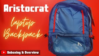 Aristocrat Regal laptop Backpack Unboxing | Best Backpack under 1500 #laptopbags