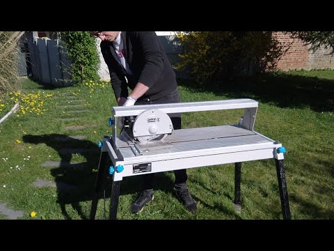 Avis Consommateur : Coupe carrelage électrique sur pieds Mac Allister | Castorama