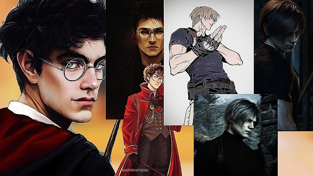 Harry Potter react to Harry as Leon/Реакция ГП на Гарри это Леон. НА ЗАКАЗ