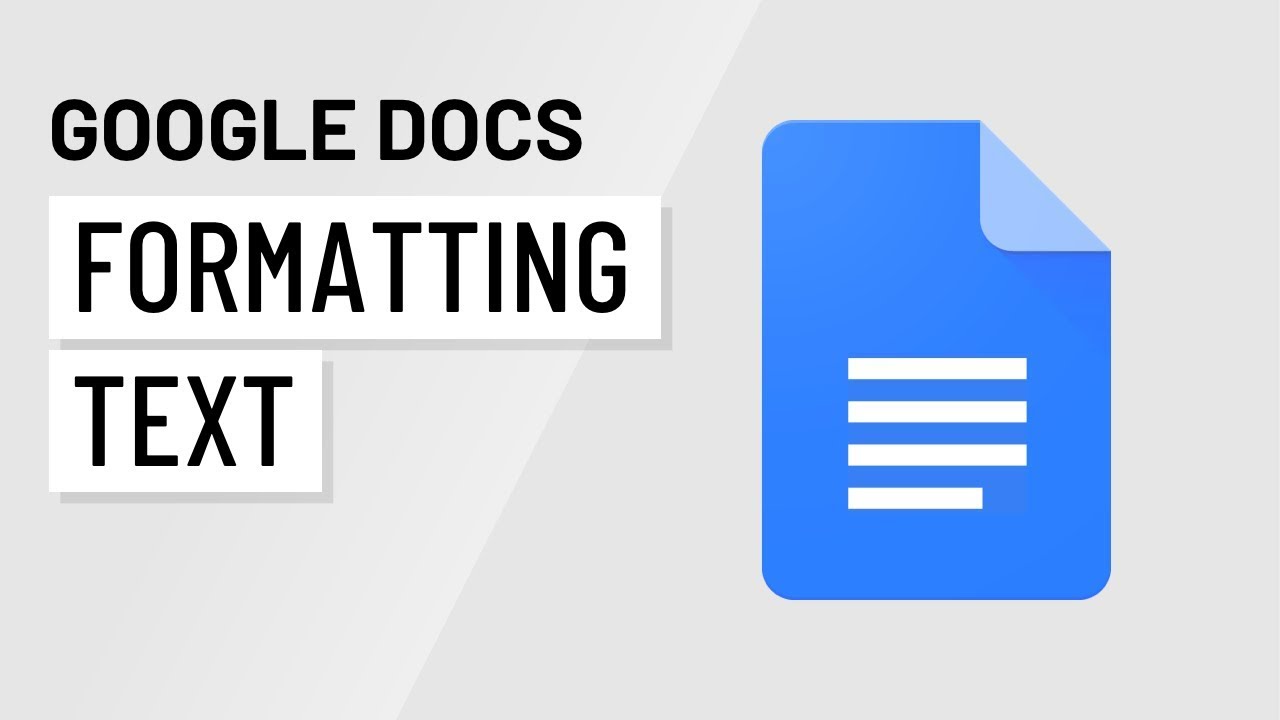 ⁣Google Docs: Formatting Text