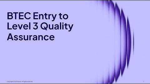 BTEC Quality Assurance model 25/26