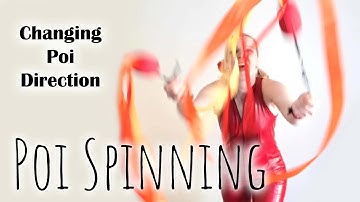Poi Spinning Stalls |  Change Direction of the Poi! | EASY STEPS Starting transitions for poi flow