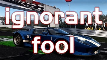 Announcer Lines in NFS: Prostreet When You Bring a Ford GT to Drift Events