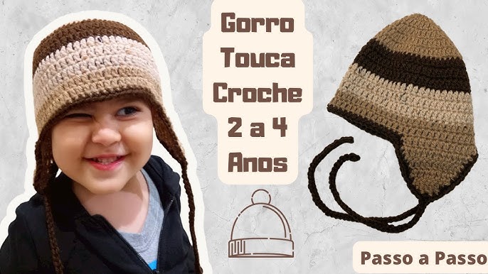 Gorro de Crochê Kids Ursinho - Aprendendo Crochê - YouTube