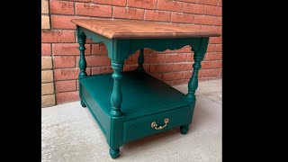 Farmhouse Table Upcycle w/ Chalk Based Paint | Furniture Flip ft. Colorantic Products | DIY Giveaway