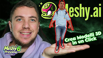 Questa IA 3D È DIVENTATA ASSURDA 🤯 | Meshy 6 – Best AI 3D Model Generator