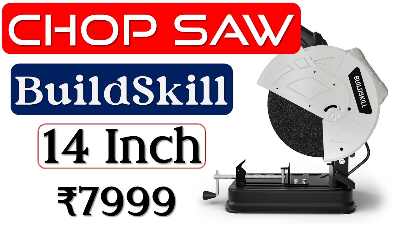 👉BuildSkill 3100W Cut Off Machine Review🔥मेटल कटर मशीन🔥14 Inch ​Chop Saw🔥Top BuildSkill Metal Cutter